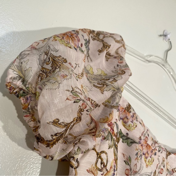 ASM ANNA Mulberry Silk blend Floral dress size L - Picture 5 of 16